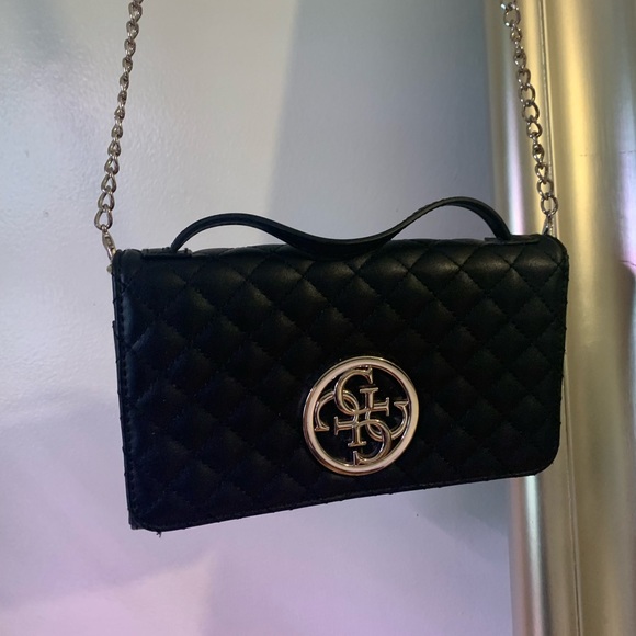 Black Guess Handbag | Faux Leather - Picture 2 of 5